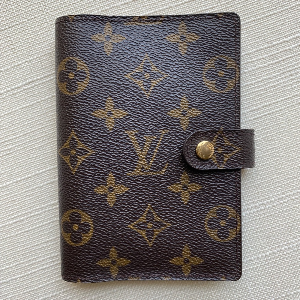 Authentic Louis Vuitton Canvas Agenda PM Monogram.Made in Spain.